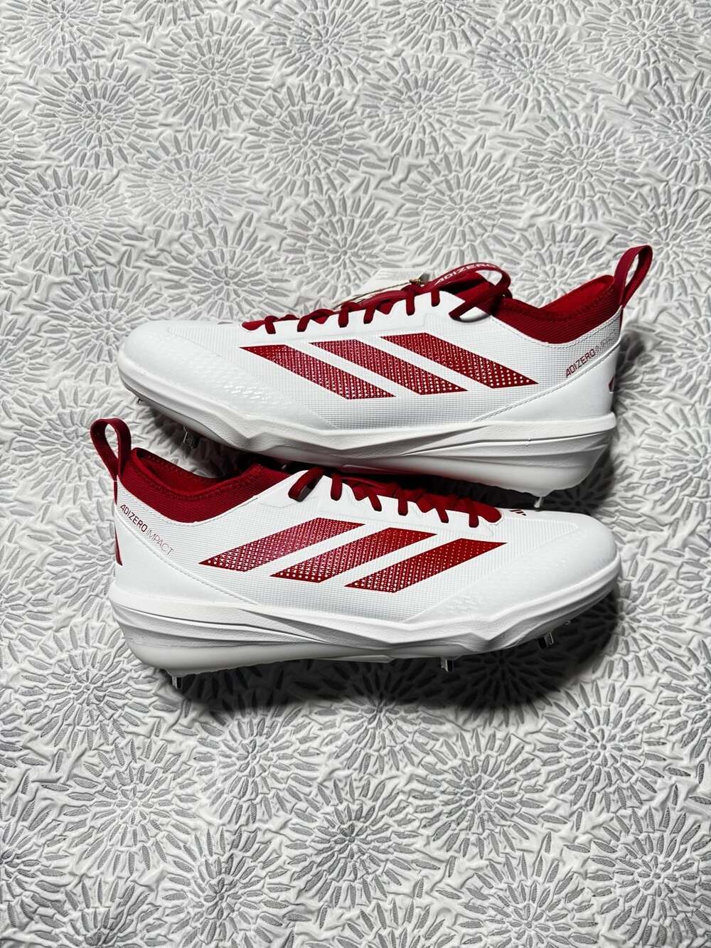 adidas Adizero Impact 2.0 Men's Size 14 Metal Baseball Cleats JH6734